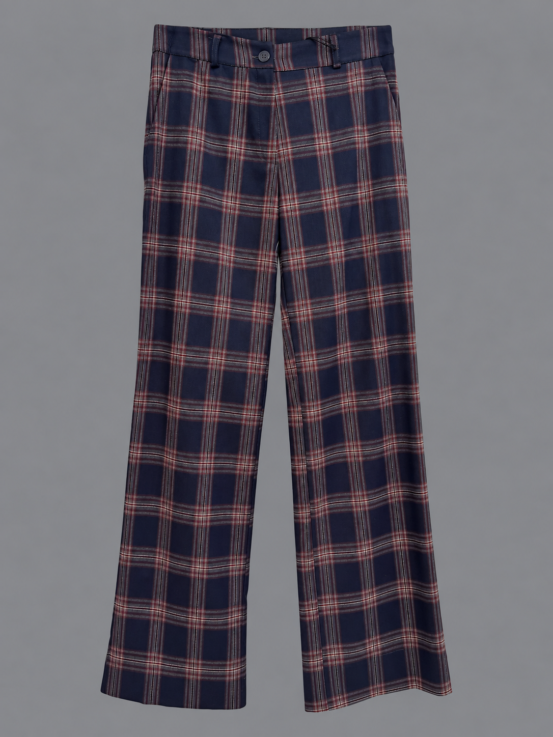 CHECK WIDE-LEG TROUSERS – MIA - Art. 717850120 - Image 2