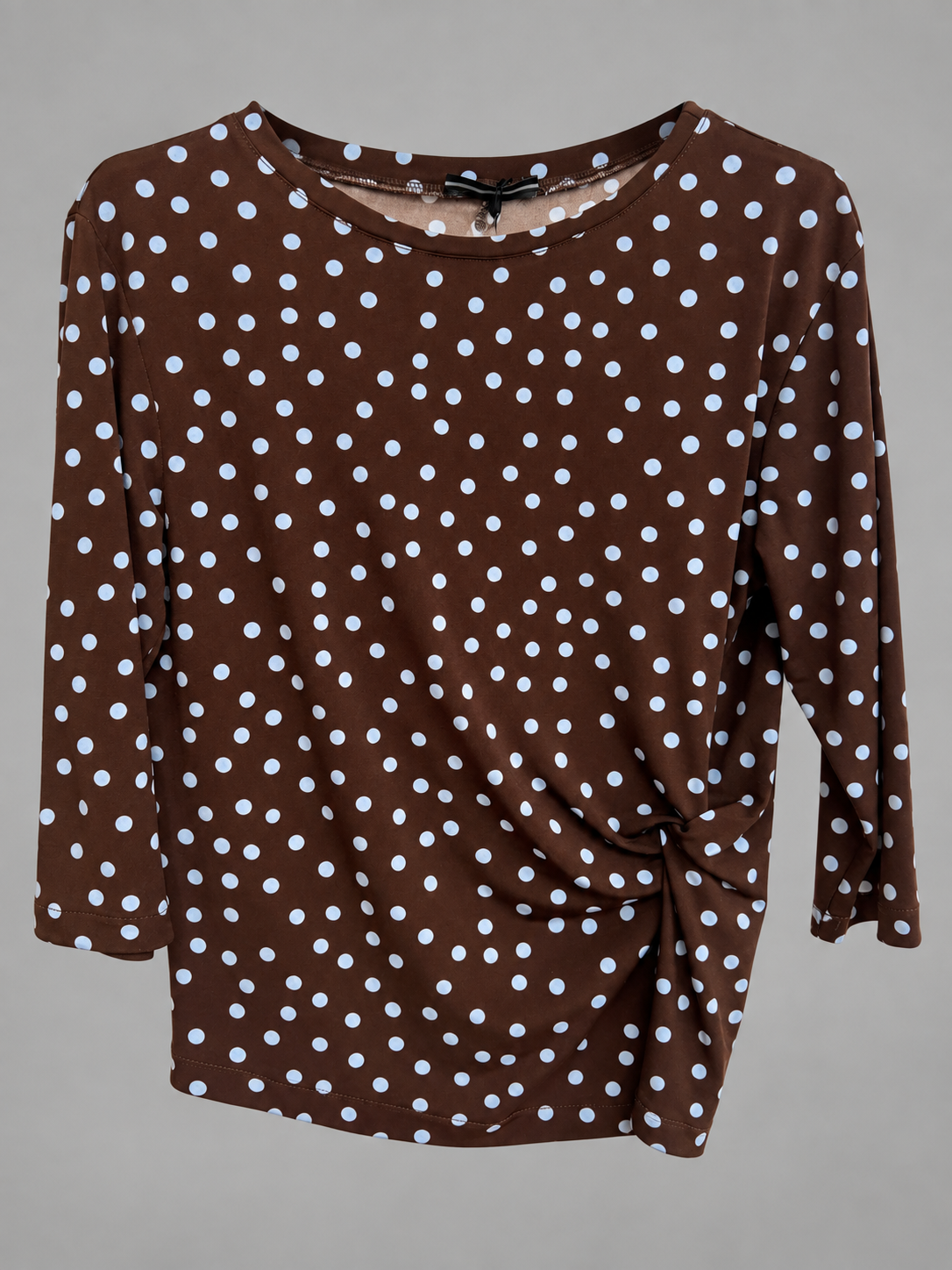 Casacca a pois con nodo laterale – Nice & Chic - Art. 717131020 - immagine 2