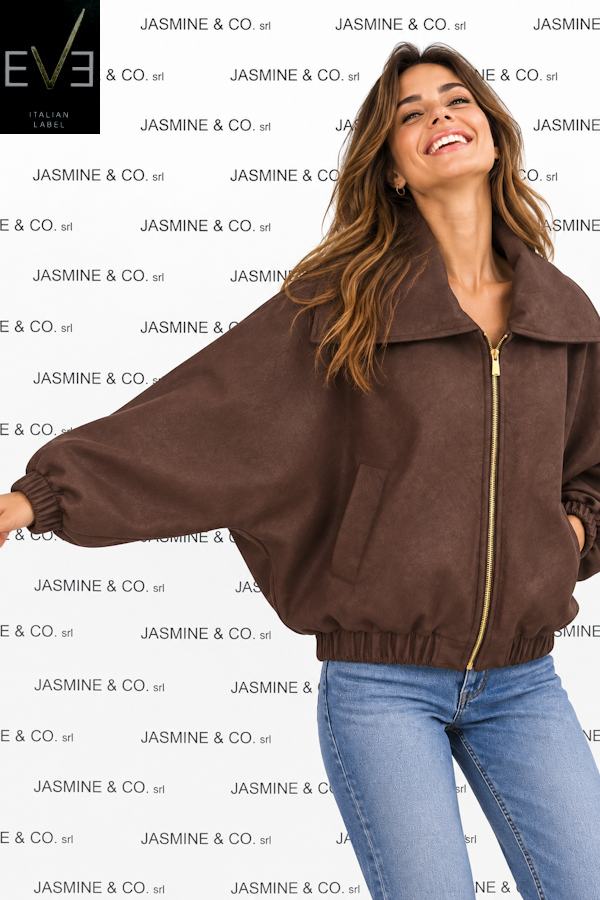 Giaccone Bomber Oversize con Maniche a Pipistrello – EVE- Art. 717600720 - immagine 2